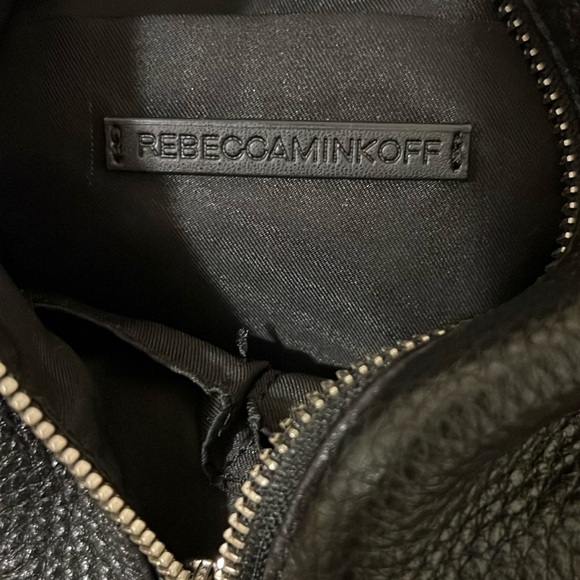 Black Leather Rebecca Minkoff Backpack - Picture 3 of 15